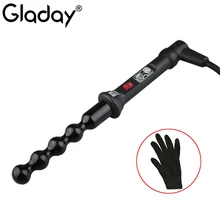 Профессиональная спиральная завивка волос бигуди модные щипцы для завивки электрические керамические однотрубные бигуди для волос салонные Инструменты для укладки волос