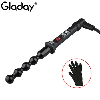 

Professional Spiral Hair Curlers Fashion Curling Iron Electric Ceramic single-tube Hair Curler Salon Hair Styling Tools