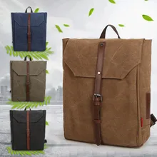 ¡Novedad de 2019! mochila de lona Vintage para hombre, mochila de viaje para hombre, mochila para hombre de gran capacidad, mochilas escolares de hombro