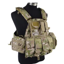 Уличный мужской нейлоновый жилет для охоты и стрельбы, тактический военный Пейнтбол CS Wargame, защитный нагрудный жилет с чехлом