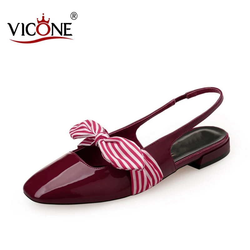 

VICONE Women's pointed flat-soled sandals V10230