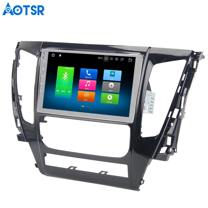 Cheap Aotsr Android 8.0 Car DVD Player GPS Navigation For MITSUBISHI PAJERO Sport 2016 2017 2018 unit stereo Radio Multimedia 19