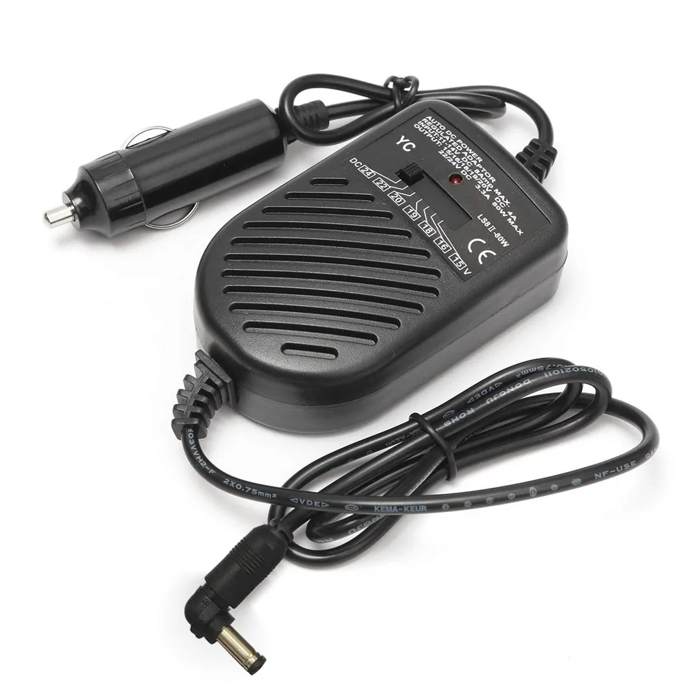 Ingelon Portable cargador Universal portatil 80W Notebook DC 15v-19v to 24v power adapter Adjustable car laptop charger lader Ingelon Portable cargador Universal portatil 80W Notebook DC 15v-19v to 24v power adapter Adjustable car laptop charger lader