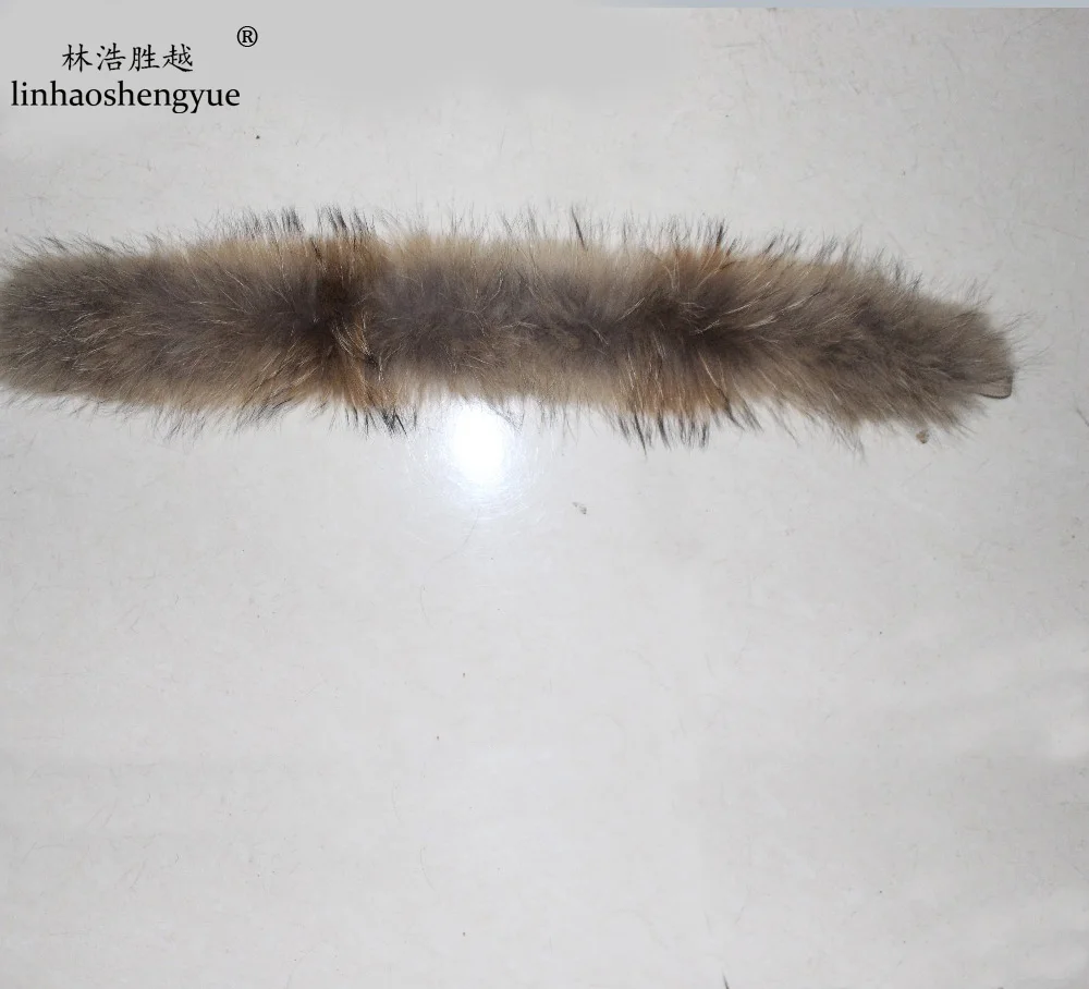 

Linhaoshengyue Long 70cm All-match raccoon fur Article cap