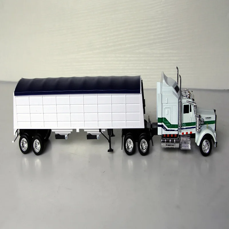 1/43 Simulation Classic Toy Truck United States KENWORTH W900 Container Transporter Alloy Die-casting Collection Toy Model