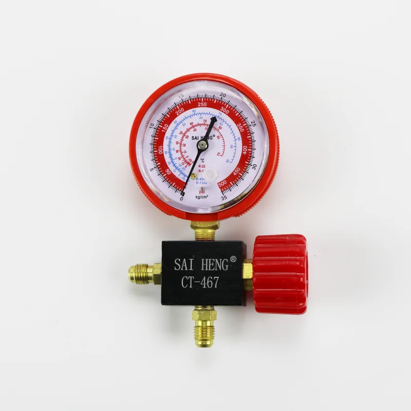 Buy Refrigerator, air conditioner, car refrigerant Manifold Gauge High/Low Pressure R134a R404a