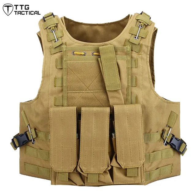 Tactical Vest Molle Law Enforcement Vest Airsoft Plate Carrier Vest
