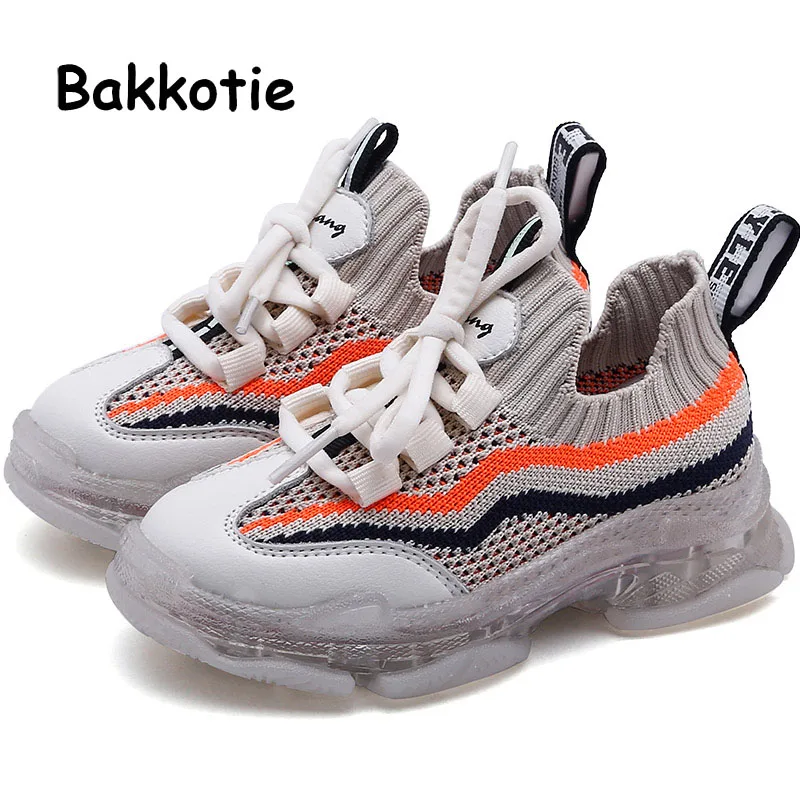 

Bakkotie Kids Autumn Sports Shoes Baby Boy Fashion LED Light Sneakers Toddler Girls Pink Soft Breathable Casual Shoes 2019