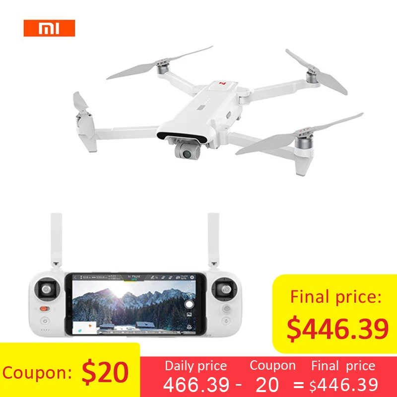 Xiaomi FIMI X8 SE 5KM FPV With 3-axis Gimbal 4K Camera GPS 33mins Flight Time RC Drone Quadcopter RTF