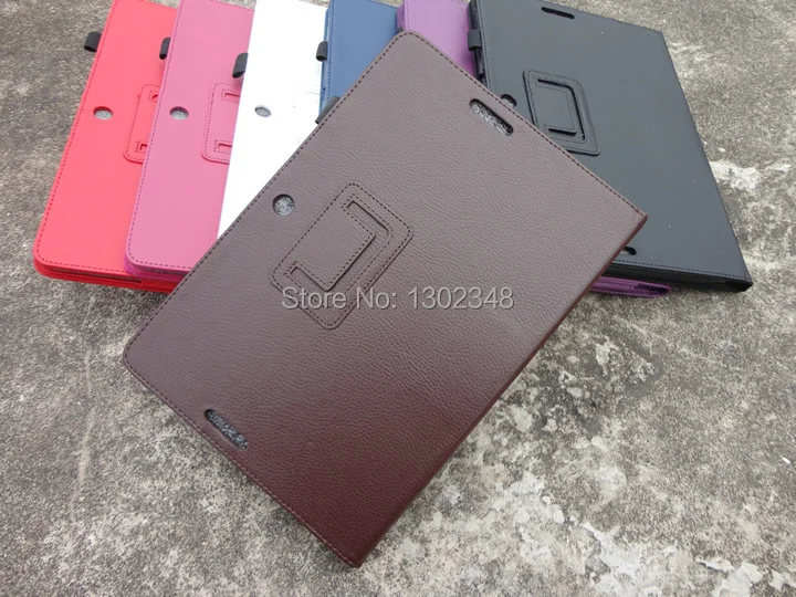 Высокое качество ультра тонкий личи зерна Folio Stand кожаный защитный чехол для ASUS MeMO