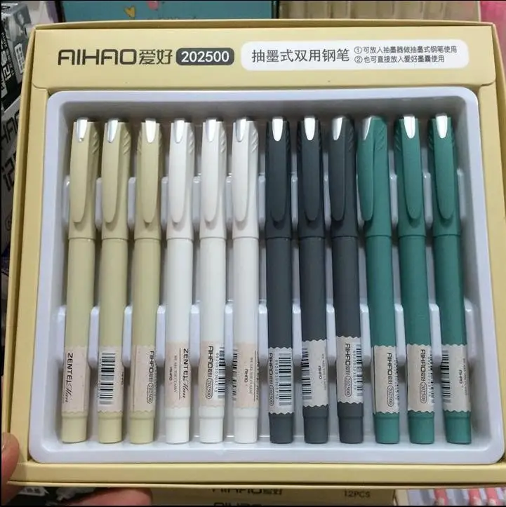 New Arrival Graceful Top Fountain Pen Function Ink Changable Korean