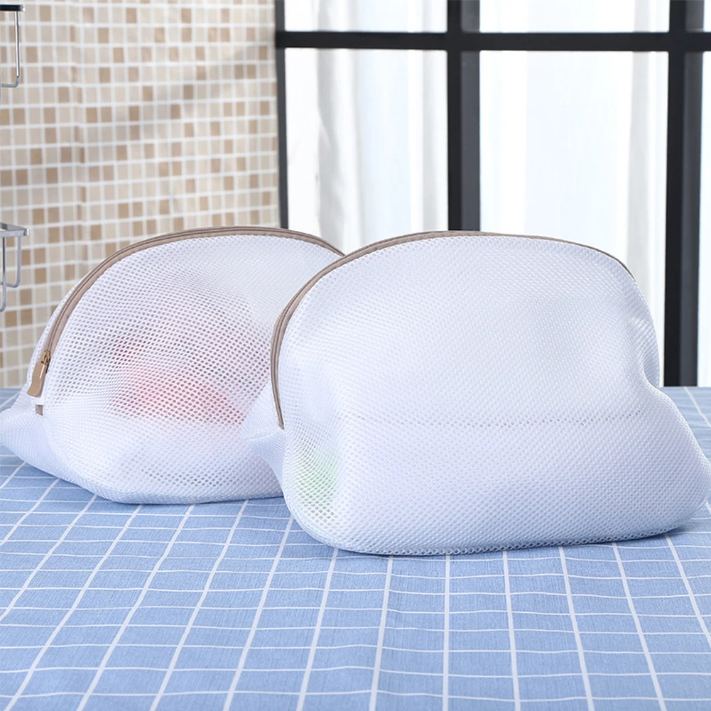 

Polyester Bra Clothes Laundry Bag Folding Container Machine Home Hood Covers Protection For Shoes Washing Net Socks With Zipper