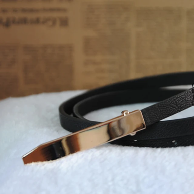Candy Color Thin belt Metal Buckle classic wild female minimalist thin belt Straps Waistband For Apparel Accessories Waist chain
