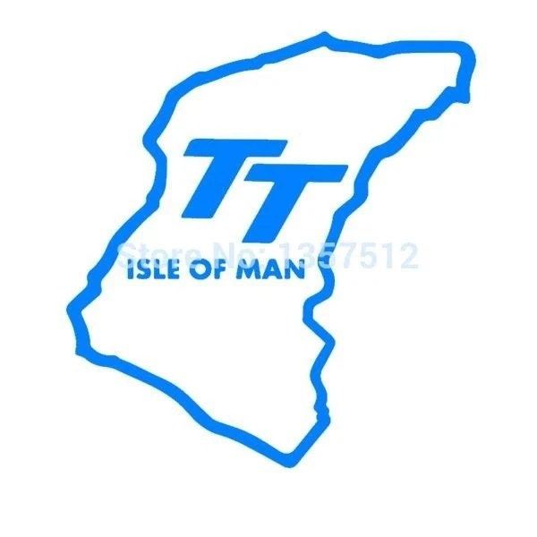 12 2 см x 13 &quotОстров Мэн TT&quot Веселые JDM Наклейка для окна Стекло виниловые наклейки