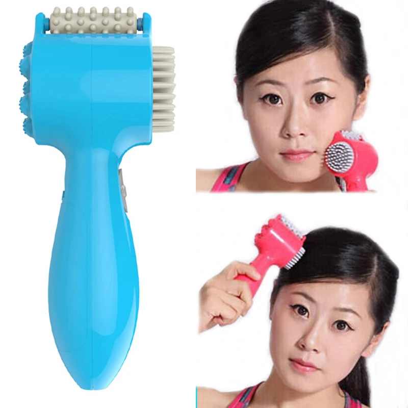 USB Head Massager Electric Vibrating Massage Roller Face lift Beating