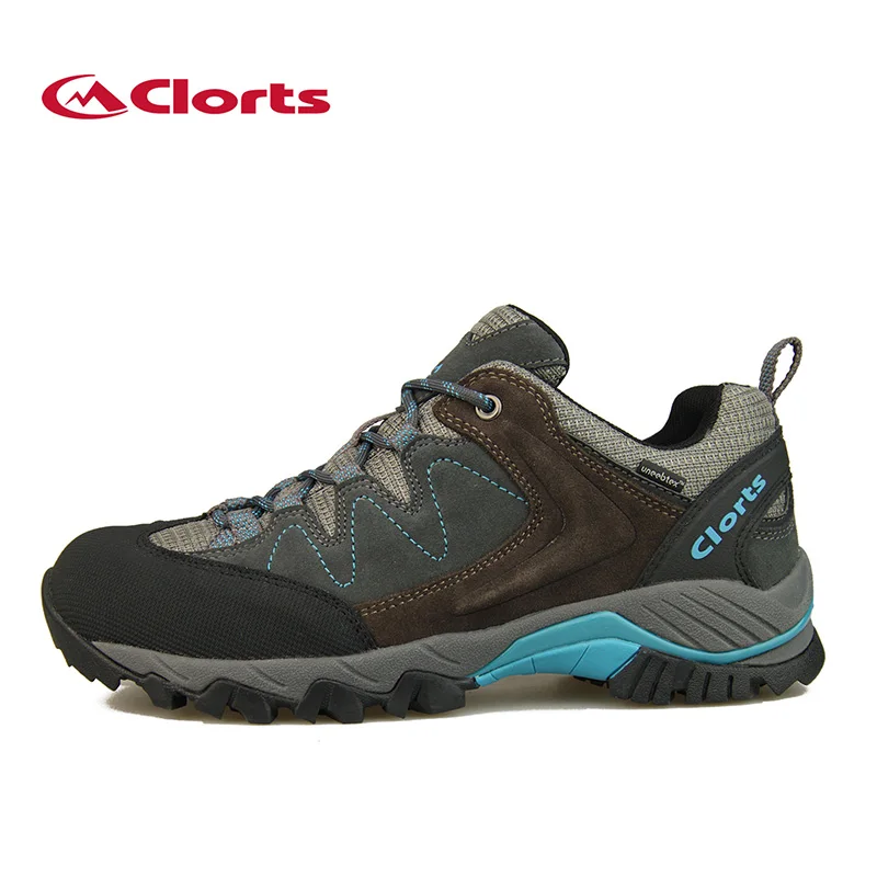 ФОТО 2016 Clorts Men Hiking Shoes Breathable Cow Suede Outdoor Hiking Boots Waterproof Sports Sneakers HKL-806