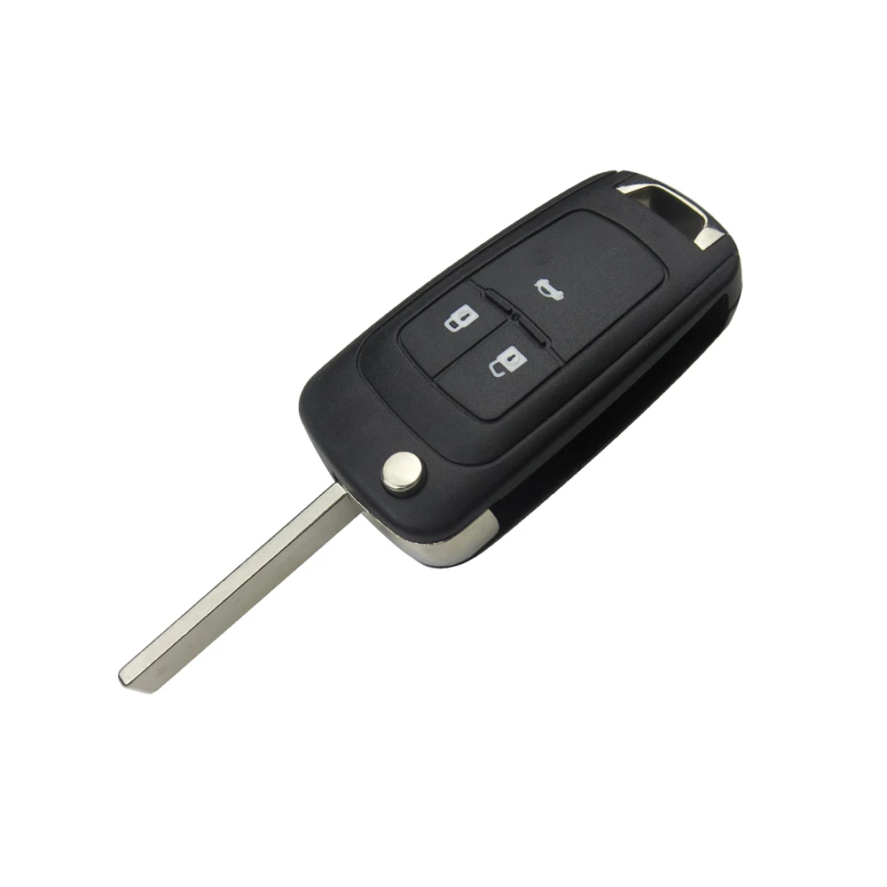 OkeyTech 5 шт./лот 2/3/4/5 Кнопка HU100 раскладной дистанционный чехол для ключей Fob Chevrolet Cruze