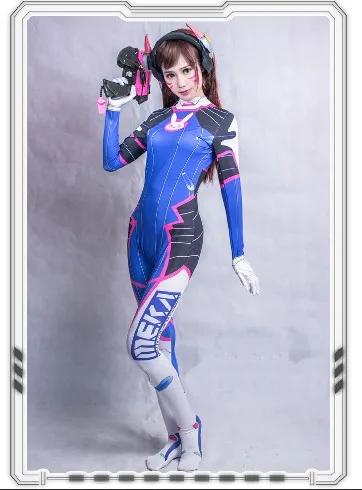 Полный комплект D.VA Косплей Костюм пистолет гарнитура Броня 3D принт классический