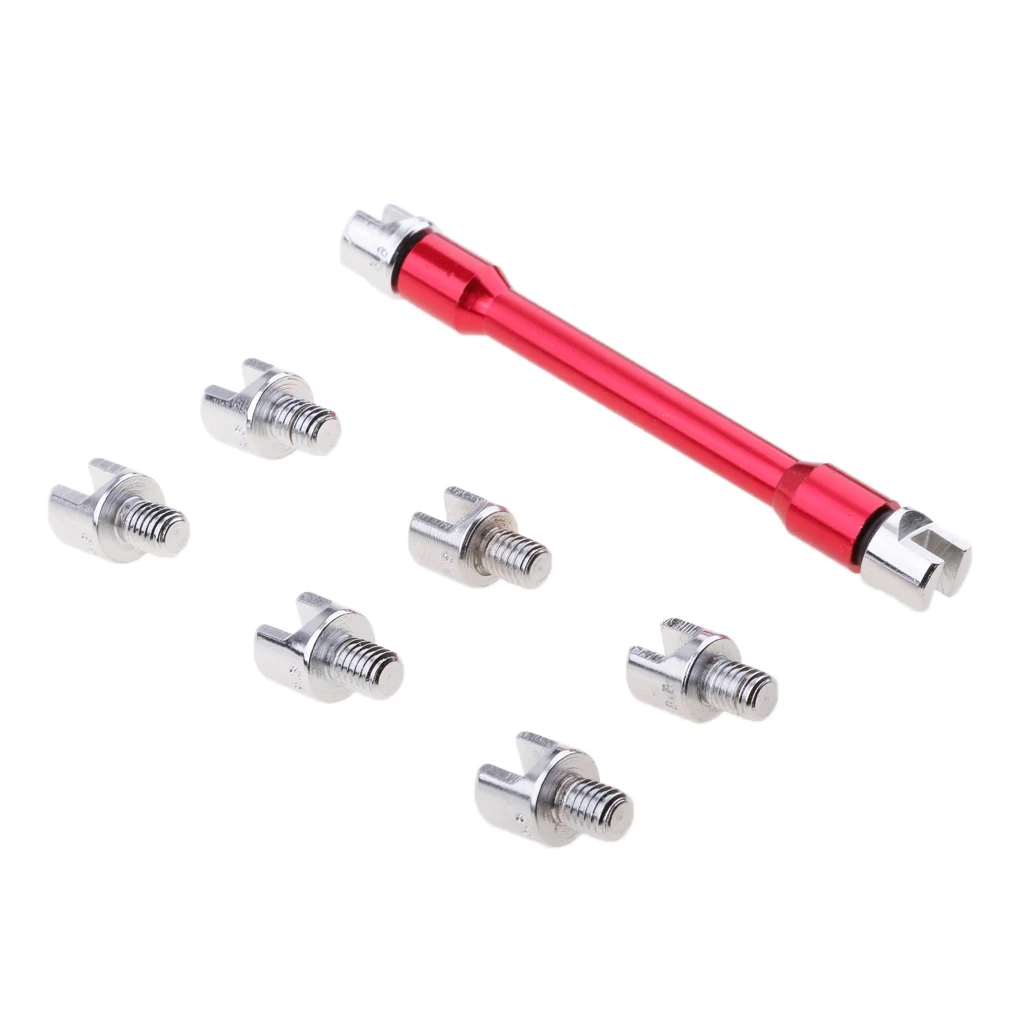 Universal High Quality Motorcycle Wheel Spoke Wrench Set Handle Repair Tool 5.4mm-6.8mm