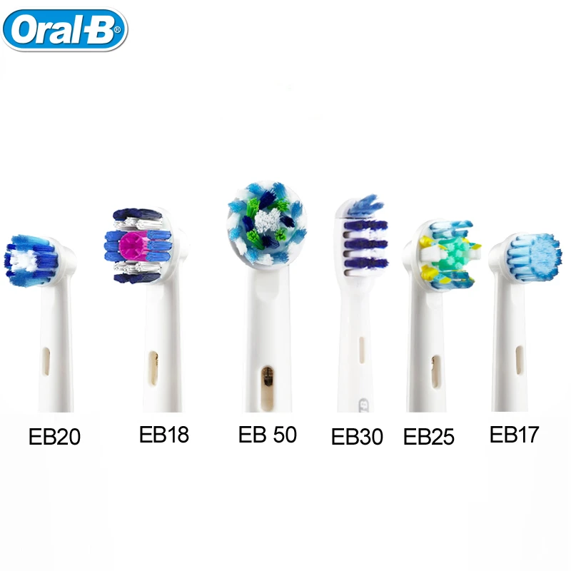 Oral B Electric Toothbrush Head Deep Clean Replaceable Teeth Brush Head For  D12013/d16523 4 Heads Eb30/17/18/20/25/50 - Toothbrushes Head - AliExpress