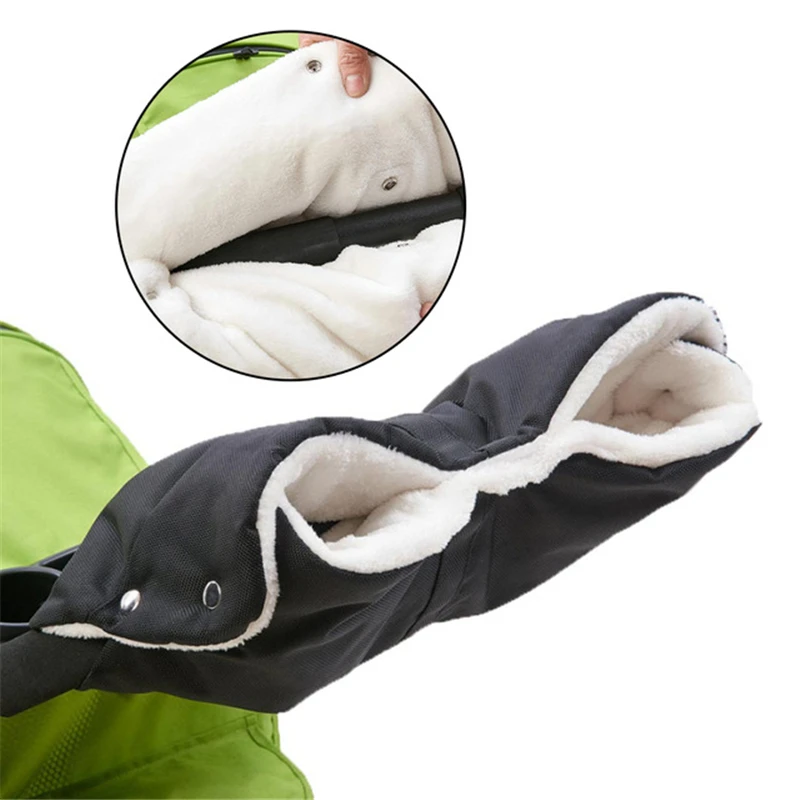 

New 3 colors Baby Stroller Warmer Gloves Pushchair Hand Muff Waterproof Pram Accessory Glove Baby Buggy Clutch Cart Muff Glove