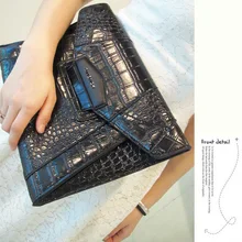 Der trend der weiblichen mode-taschen frauen tag kupplung für Krokodil kupplung hülle tasche clutch tasche big bag