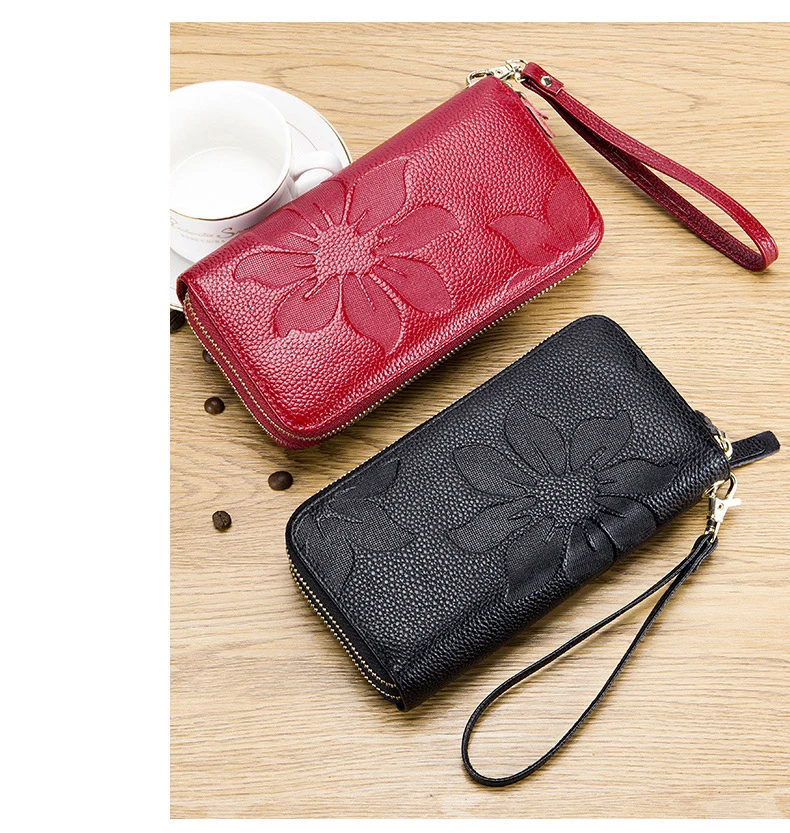 Women genuine leather wallet 12