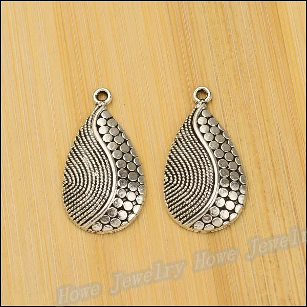 

15 pcs Vintage Drop shape zinc alloy charms pendant DIY Bracelet Necklace metal jewelry accessories Making