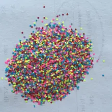 Радужный неоновый цвет устойчив к растворителям блеск для акриловый лак для ногтей, DIY поставки 50 грамм