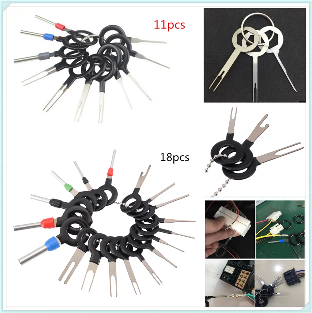 

Car repair tool plug terminal pin type 18/11 harness needle tractor for Nissan TEANA QASHQAI BLUEBIRD SUNNY TIIDA PALADIN