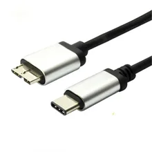 Usb 3.1 Type c to Micro USB 3.0 B public aluminum HDD Data Cable USB 3.1 data cable Suitable for computers 1M цена Usb 3.1 Type c to Micro USB 3.0 B public aluminum HDD Data Cable USB 3.1 data cable Suitable for computers 1M цены онлайн