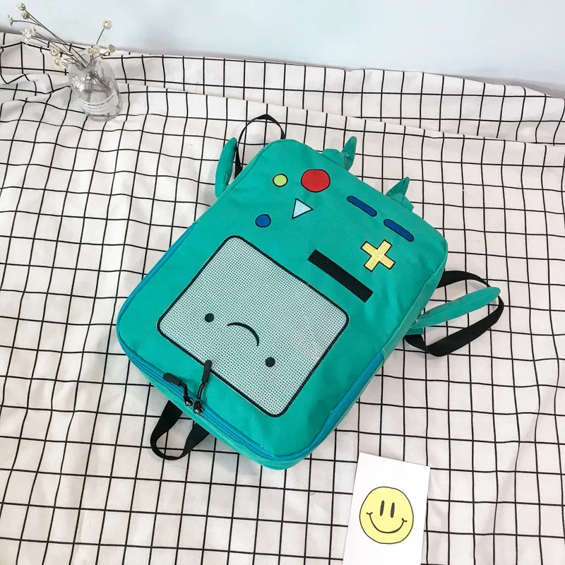 Японские и Южно корейские милые Мультяшные рюкзаки Adventure Time забавная