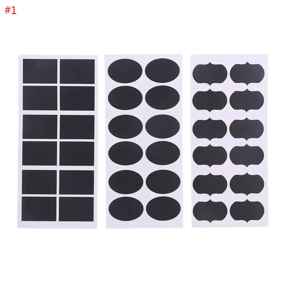 

Chalkboard Blackboard Chalk Board Stickers Decals Craft Kitchen Home Jam Jar Spice Labels Bottle Tags