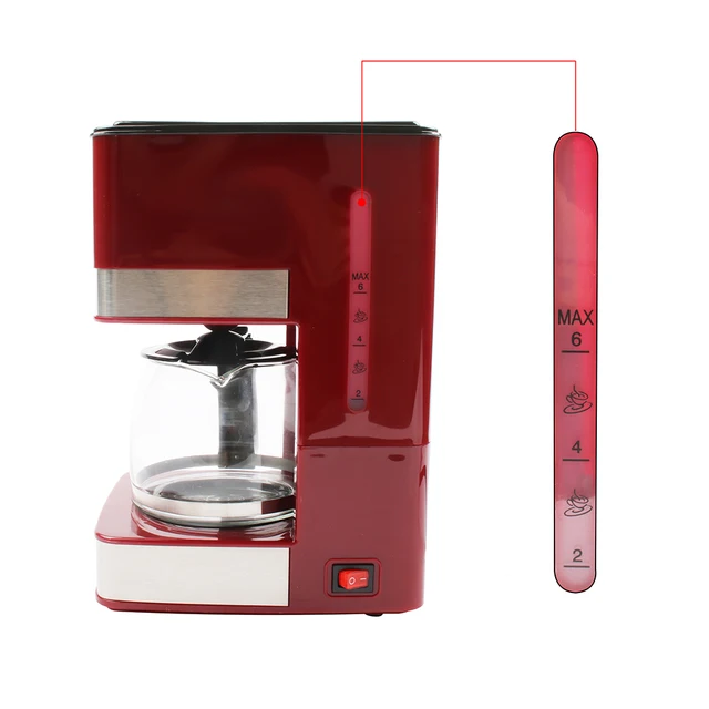 650w Automatic Drip Coffee Maker 750ml Large Capacity Espresso Machine  6-Cup Coffeemaker With Thermostatic Base - AliExpress