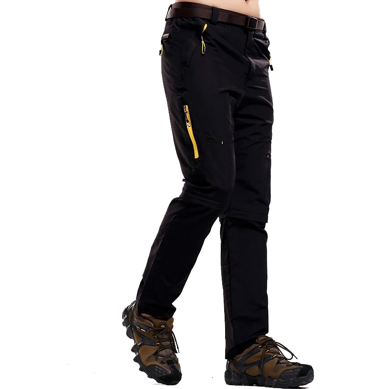 Günstig NaranjaSabor 2019 Sommer Schnell Trocken männer Hosen Männer Hosen Abnehmbare Jogginghose Wasserdicht Armee Hosen Herren Marke Kleidung 5XL