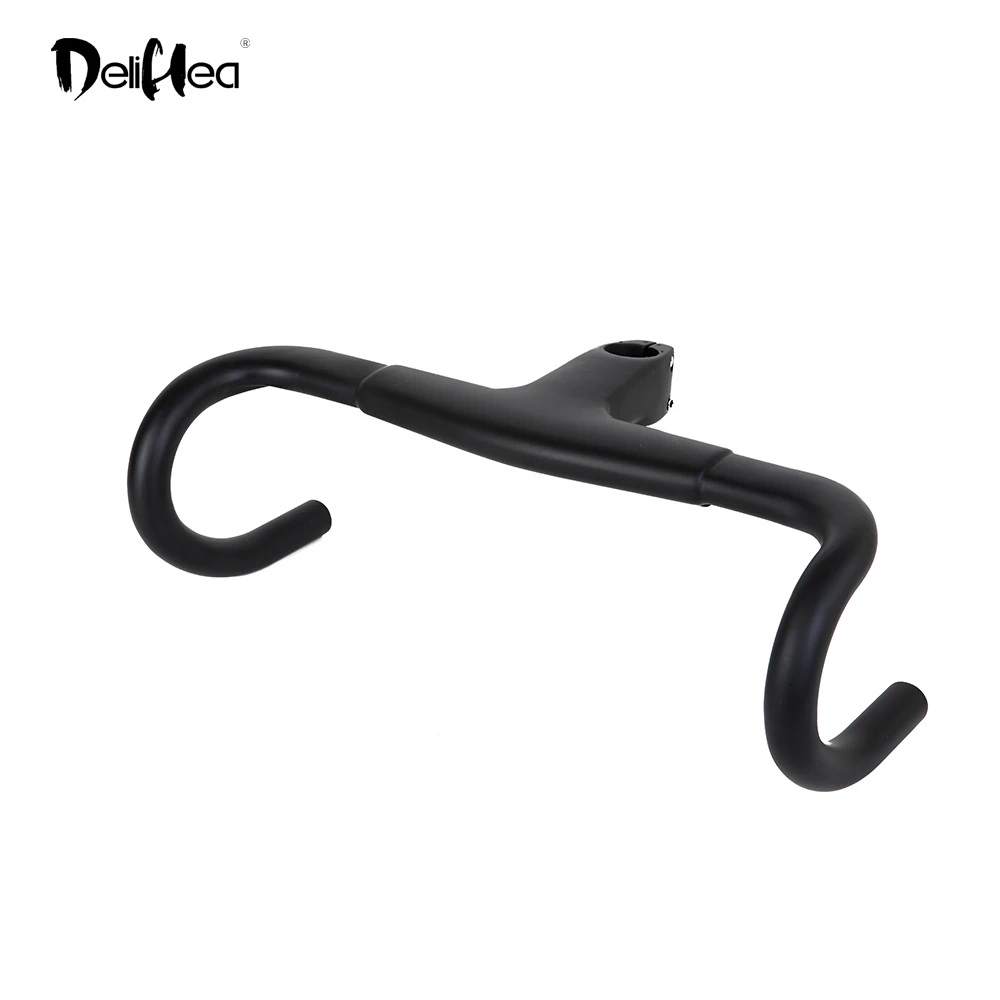 

Carbon Handlebar Road Bicycle Handlebar Integrated Handlebar and Stem UD Ultralight 2019 Drop Handlebars