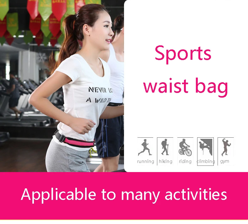 Уличная эластичная Спортивная поясная сумка для йоги мужская фитнес-езда тактика бега пояс Противоугонный мини-мешок для телефона ключ