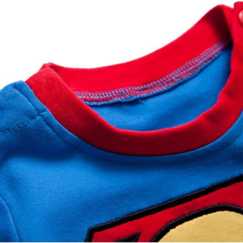 Pudcoco/Коллекция года, одежда для маленьких мальчиков супермаскарадный стиль, хлопковые комбинезоны с длинными рукавами Детский комбинезон для новорожденных, одежда на возраст от 3 до 18 месяцев