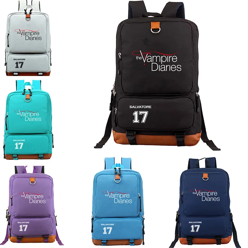 

The Vampire Diaries Backpack Daily Beautiful Students Boys Girls Rucksack Fashion Cool Casual High Quality Travel Rucksack