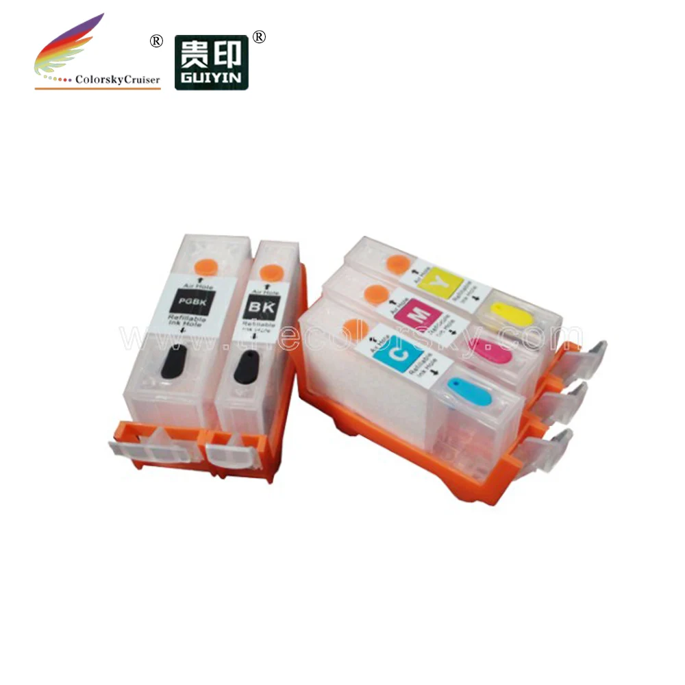 

(RCC325) refillable refill ink cartridge for Canon BCI325 BCI-325 BCI 325 326 PIXMA MG8130 IP4830 MX883 IX6530 K/K/C/M/Y