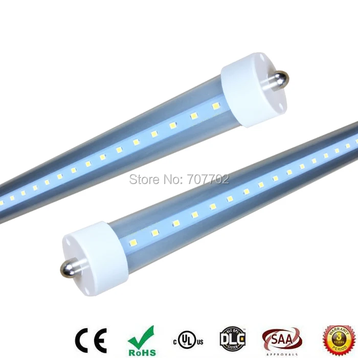6FT led tube FA8 Single pin 30W 42W SMD2835 6 feet 1800mm AC 85 265V