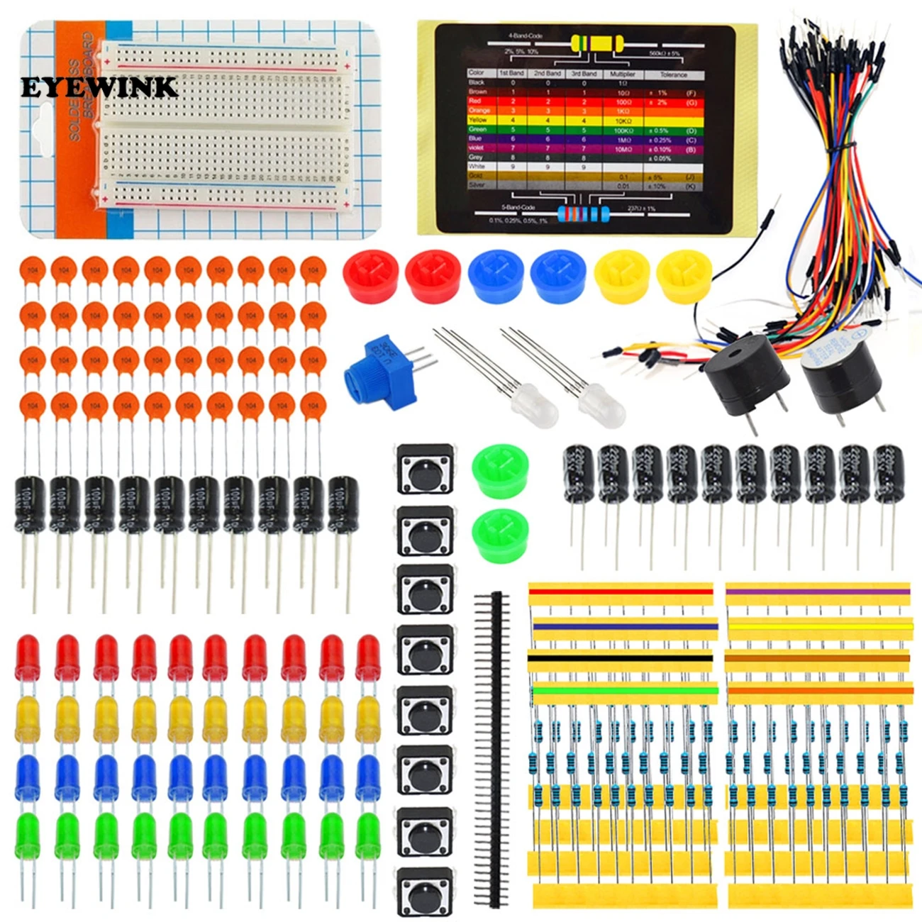

Electronics fans packageThe electronic component package is suitable for Arduino DIY learning.