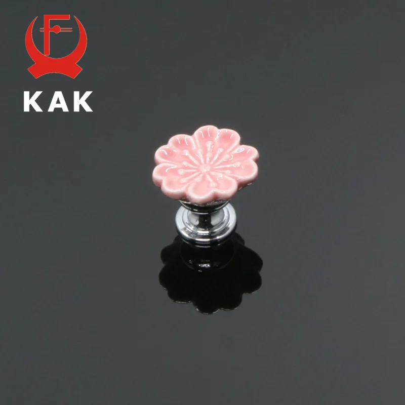 Керамические ручки KAK Orchid для ящика дверей кухонного шкафа детской комнаты с