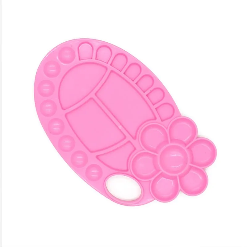 1Pc Professional Nail Art Palette Mixing Acrylic Gel Polish Painting