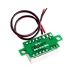 Mini voltímetro Digital LED de 0,36 pulgadas CC 0-32V azul/rojo/Verde pantalla LED medidor de voltímetro Panel de voltaje medidor 2 cables ► Foto 3/3