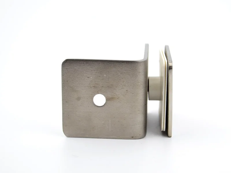 Details about   Stainless Steel Glass Clamp Clip for Shower Room Panel 90 degree Single 