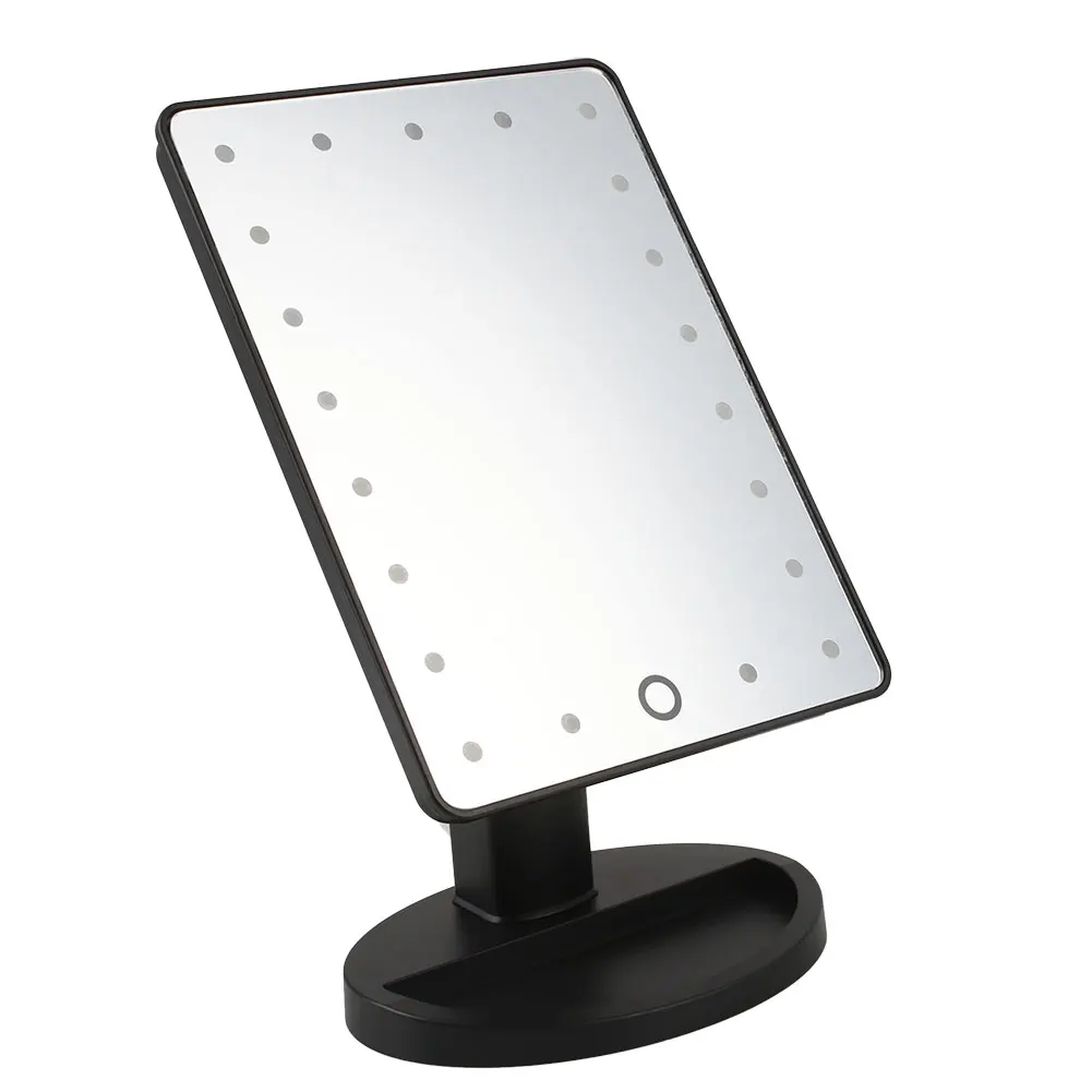 

Cosmetic Make Up Vanity Illuminated Makeup Stand Mirror with 21 LED Light