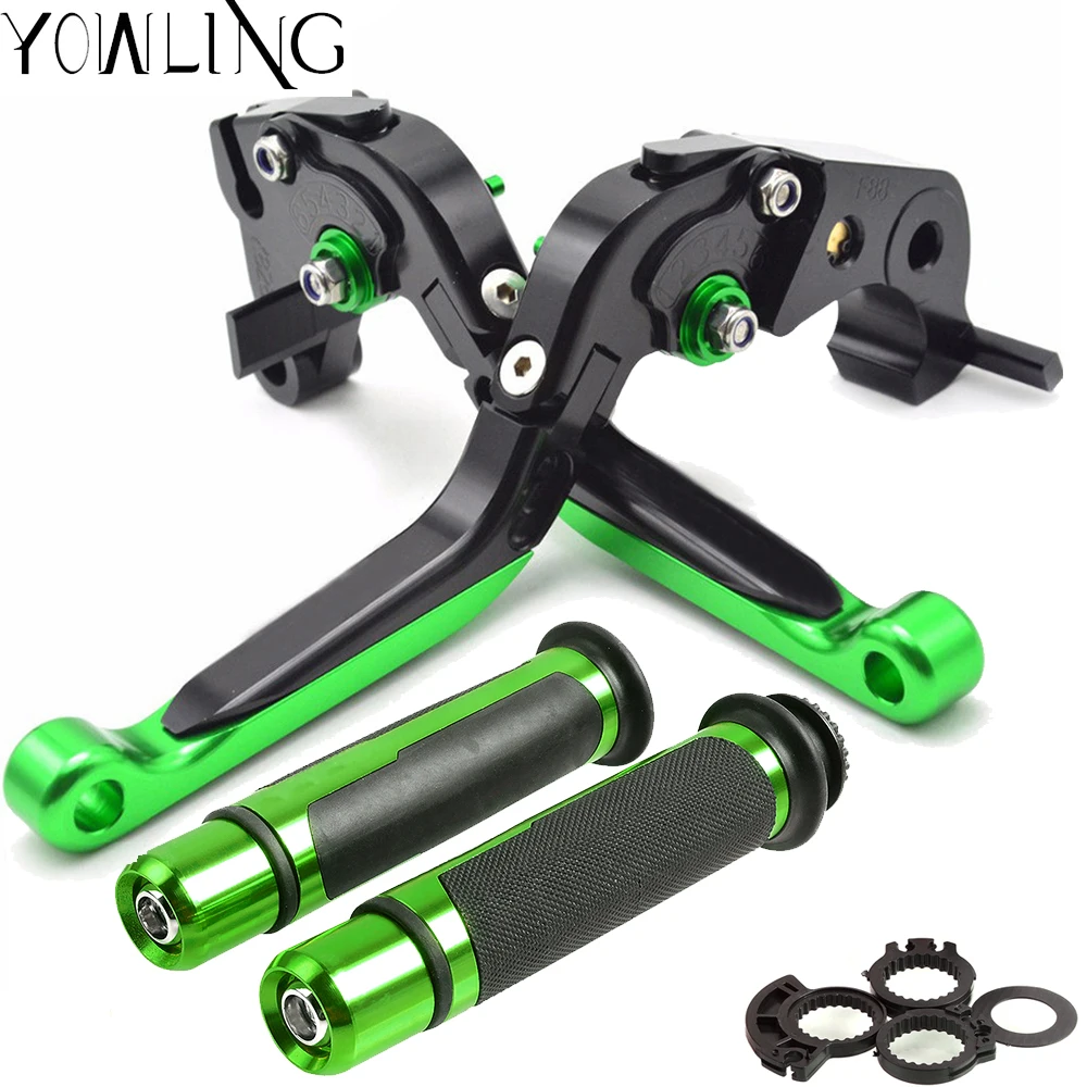 

For Kawasaki Z1000 2007 2008 2009 2010 2011 2012 2013 2014 2015 2016 Adjustable Brake Clutch Levers Handlebar Hand Grips Handle