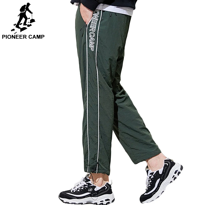 

Pioneer camp new casual pants men brand clothing fashion letter embroidered loose trousers male Elastic Waist AXX801314