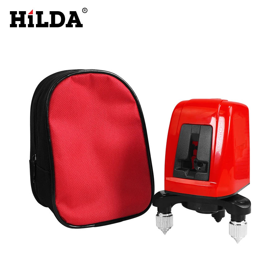 

AK435 360 Degree Self- leveling Cross Laser Level 1V1H Red 2 Line 1 Point